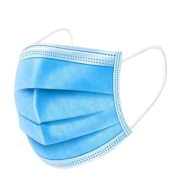 3‑Ply Face Mask | Disposable Nonwoven with Melt‑Blown Filter | BFE ≥95–98% | Comfortable Elastic Ear Loops & Nose Wire | Daily Hygiene and Workplace Use